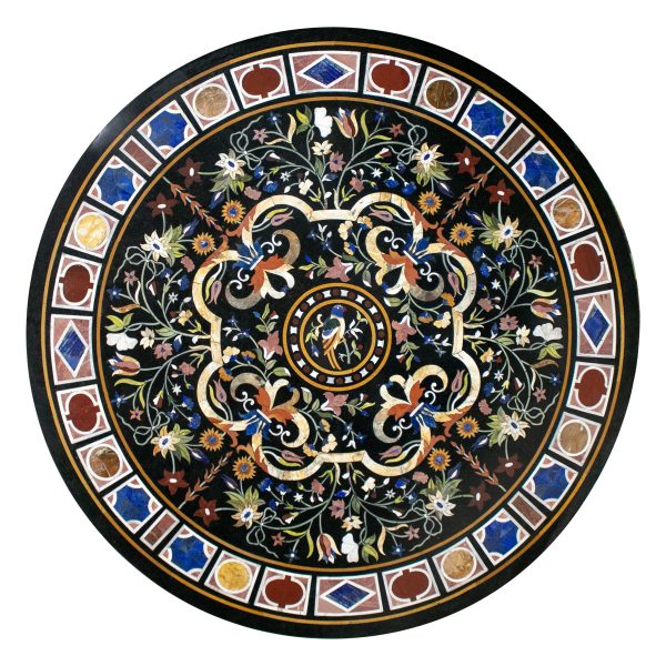 Black Marble Round Table